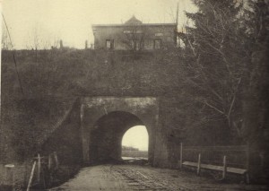 Haltestelle Uedemerbruch um 1908 und Tunnel Straße Dorf